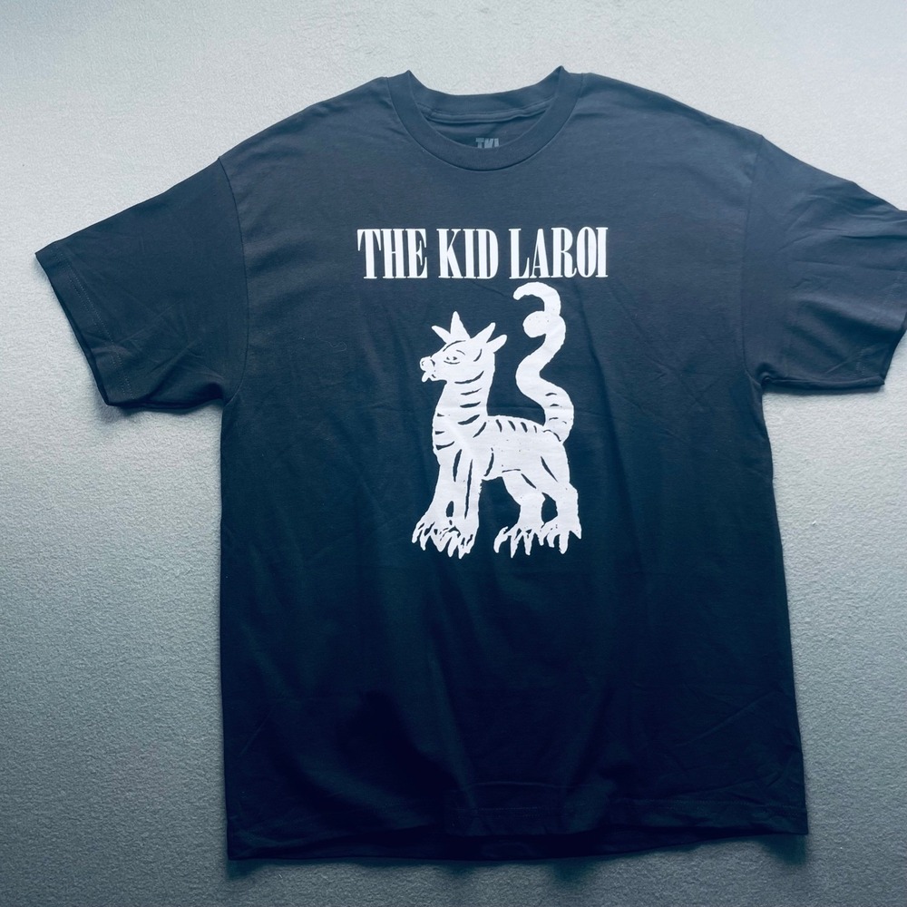 The Kid LAROI Men T-Shirt Cotton XL End of the World Tour 2022 Graphic Black